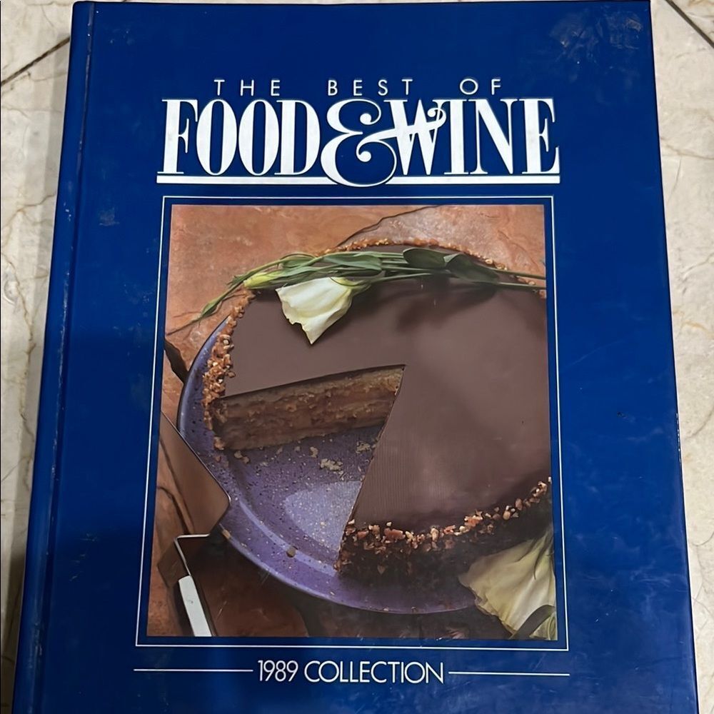 The Best of Food & Wine 1989 Collection Book - Blue Cover